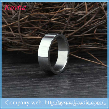 2015 new products titanium steel men ring titanium silver 316l stainless steel rings